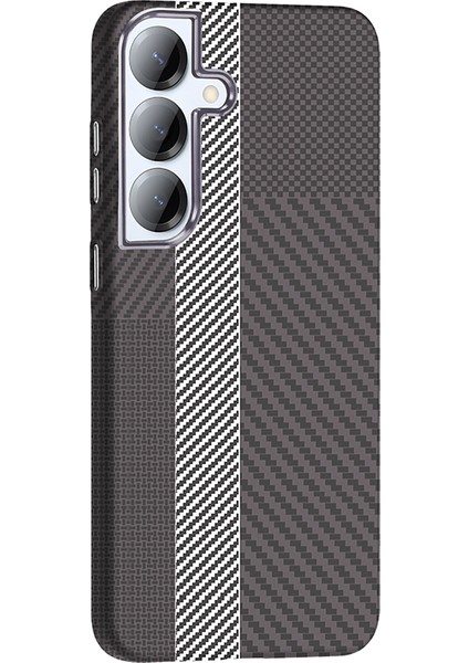 Samsung Galaxy S25 Kılıf M-Safe Şarj Özellikli Karbon Fiber Görünümlü Gros Kılıf fiyatları