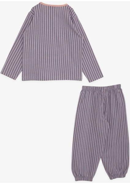 Kız Bebek Pijama Takımı Desenli 9 Ay-3 Yaş, Açık Lila fiyatları