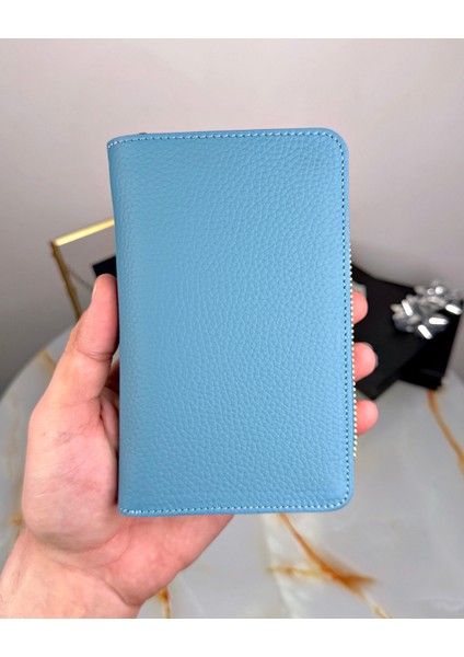 Hakiki Deri Çok Bölmeli Fermuarlı Lüks Elit Kadın Cüzdan 2091 modelleri