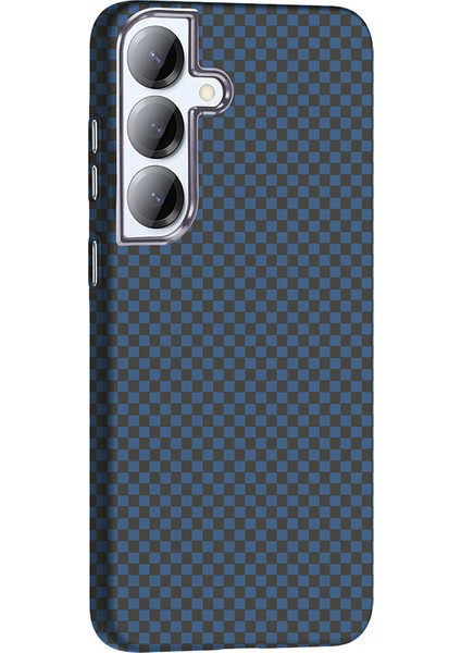 Samsung Galaxy S25 Kılıf M-Safe Şarj Özellikli Karbon Fiber Görünümlü Gros Kılıf fırsatları