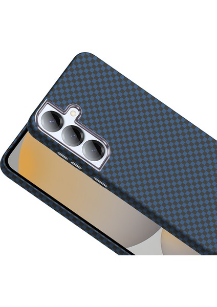 Samsung Galaxy S25 Kılıf M-Safe Şarj Özellikli Karbon Fiber Görünümlü Gros Kılıf indirimleri