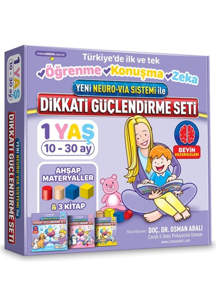 Osman Abalı Dikkati Güçlendirme Seti 1 Yaş + Mutlu Bebeğin Günlüğü 4 Kitaplık Set fiyatları