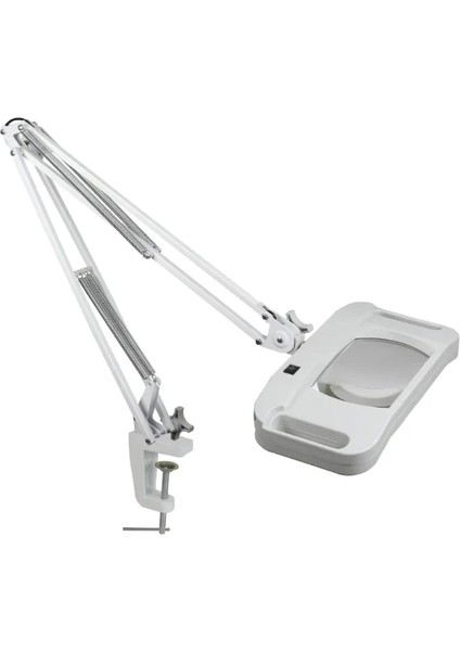 10X LED Akro Büyüteç 2X15W 170X113 mm 10 Diopter Mercek LT86G fırsatları