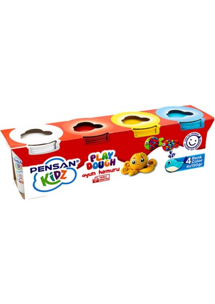 Kids %100 Yerli Oyun Hamuru 4X150 gr