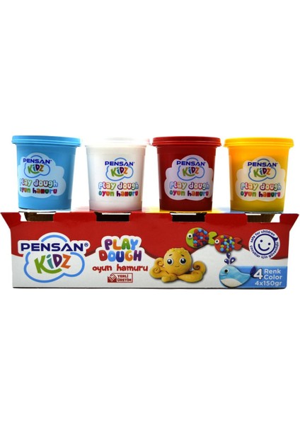 Kids %100 Yerli Oyun Hamuru 4X150 gr