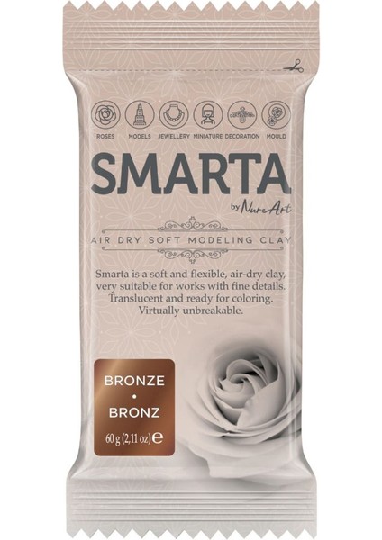 Havayla Kuruyan Modelleme Hamuru Metalik Bronz 60 gr