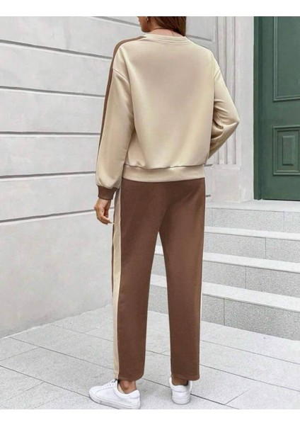 Üçaymoda Kadın Iki Iplik Şerit Detaylı Ikili Takım