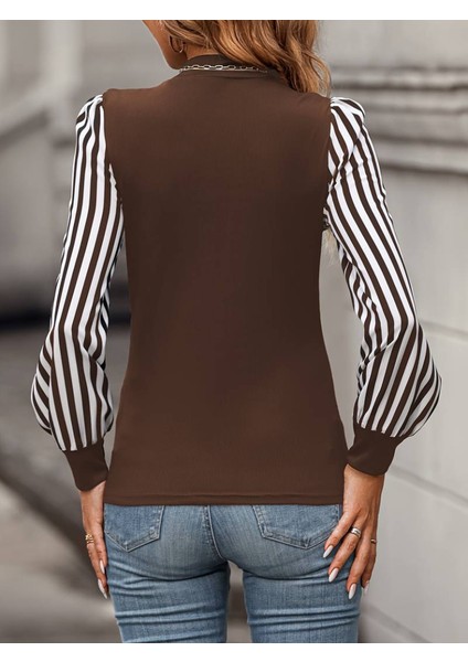 Üçaymoda Kadın Uzun Kollu Balıkçı Yaka Bürümcük Bluz fiyatları