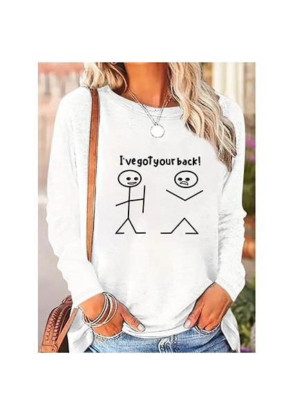 Üçaymoda Kadın Uzun Kollu Bisiklet Yaka Baskılı Viskon Bluz modelleri