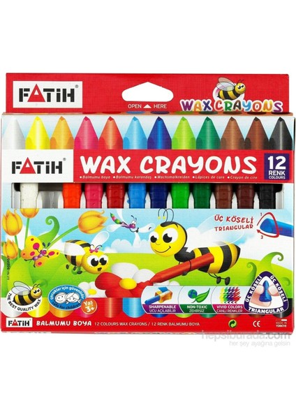 Mum Pastel Boya Wax Crayon Jumbo 12 Renk 50220 fiyatları