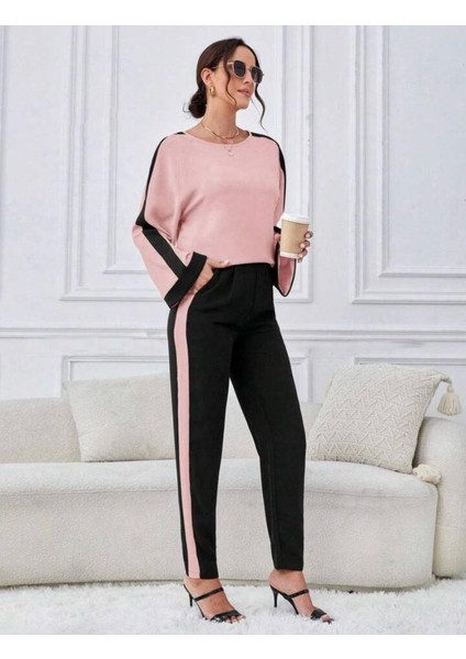 Üçaymoda Kadın Iki Iplik Şerit Detaylı Ikili Takım fırsatları