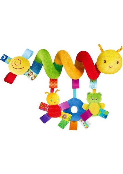 Beşik Puset Peluş Spiral Eğitici Çıngıraklı Oyuncak Bebek Arabası Asılan Yıkanabilen Oyuncağı 20 cm fiyatları