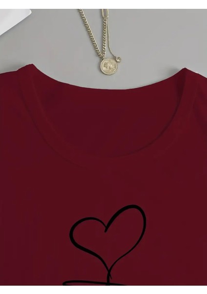 Üçaymoda Kadın Uzun Kollu Bisiklet Yaka Faith Baskılı Viskon Bluz fırsatları