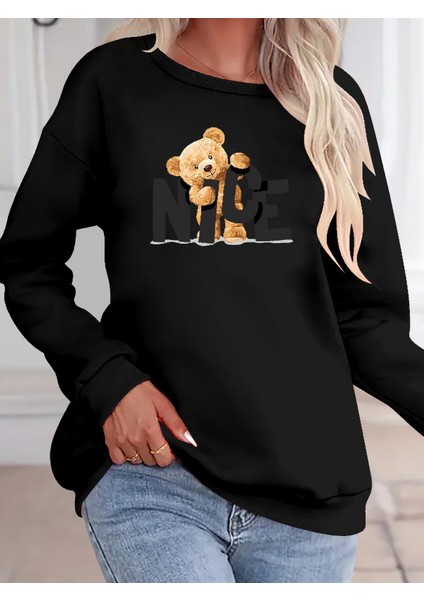 Üçaymoda Kadın Uzun Kollu Bisiklet Yaka Viskon Iki Iplik Bluz fiyatları