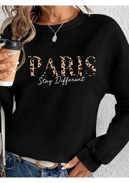 Üçaymoda Kadın Uzun Kollu Bisiklet Yaka Desenli Viskon Iki Iplik Bluz fiyatları