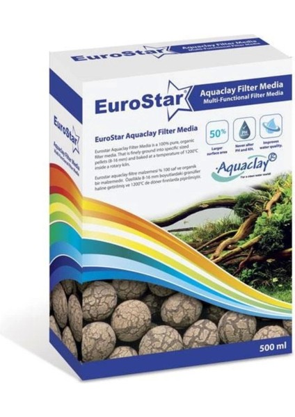 AquaClay Biyolojik Filtre Malzemesi 500ml