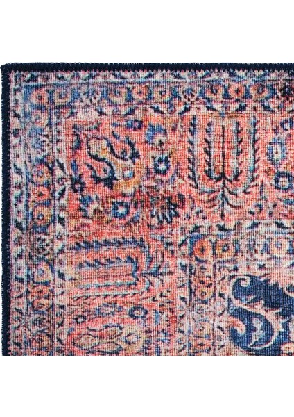 Private Renkli Eskitme Halı Vintage Halı Yolluk Dijital Baskı Halı Çiçekli Otantik Halı salon halısı