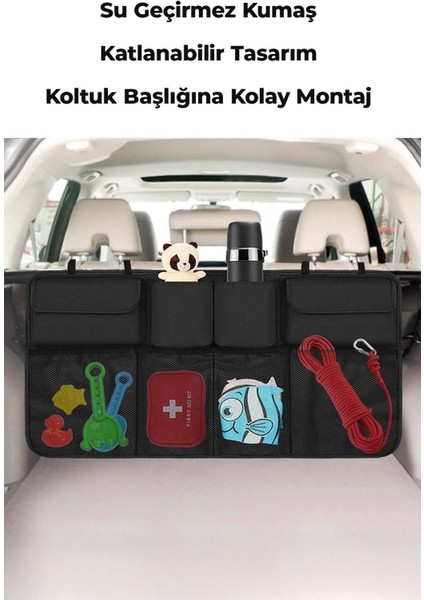 Araç Bagaj Organizeri, Koltuk Arkası Araç Eşya Düzenleyici (Ex-44 8 Cepli) fiyatları