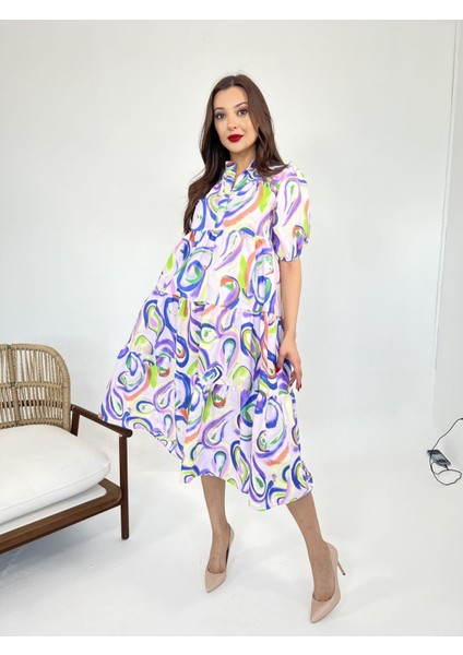 Üçaymoda 5522 Elbise-Cleveland