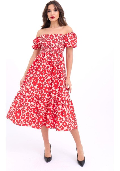 Üçaymoda 5525 Elbise-Prato