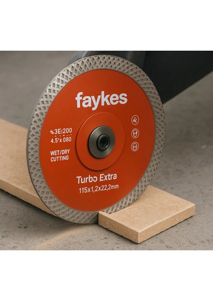 Çapaksız Turbo Elmas Seramik Granit Kesici Testere 115 mm modelleri