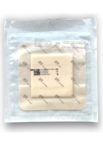 Suprasorb P Sensitive Border 5 Katmanlı Silikon Köpük Örtü 10 x 10 cm - Ref 139061 - 1 Adet