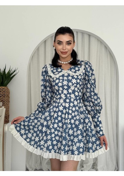 Üçaymoda Vero Bebe Yaka Elbise