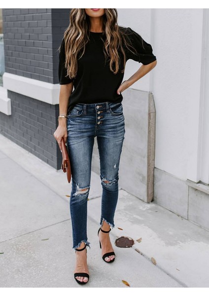 Üçaymoda Kadın Kısa Kollu Pileli Balın Kol Bürümcük Bluz modelleri