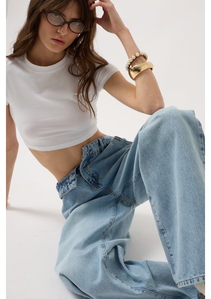 Üçaymoda Düşük Bel Straight Jean modelleri