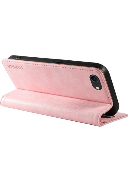 iPhone 7/8 Için Litchi Dokulu Deri Telefon Kılıfı-Pembe (Yurt Dışından) fırsatları