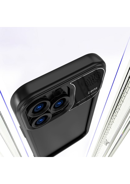 iPhone 13 Pro Için Aromaterapi Tabletli, Çizilmez Silikon Telefon Kabuğu-Mavi (Yurt Dışından)