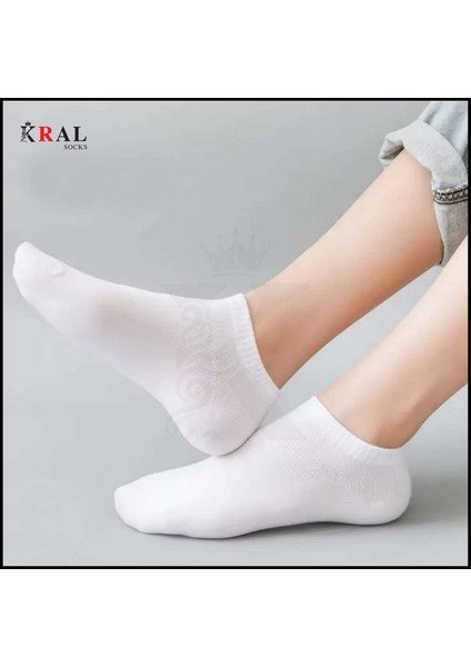 Kadın - Erkek (20 Çift ) Düz Desen Ekonomik Bilek Boy Patik Çorap fırsatları