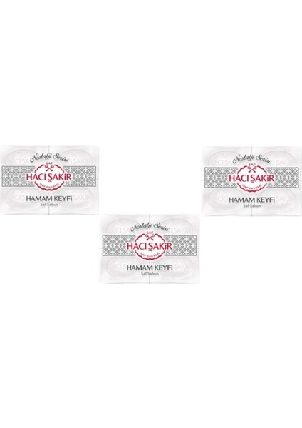 Hamam Keyfi Saf Sabun 4'lü 200 gr x 3 Adet