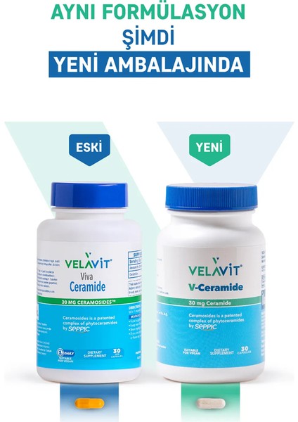 V-Ceramide 30 Mg Seramid 30 Kapsül
