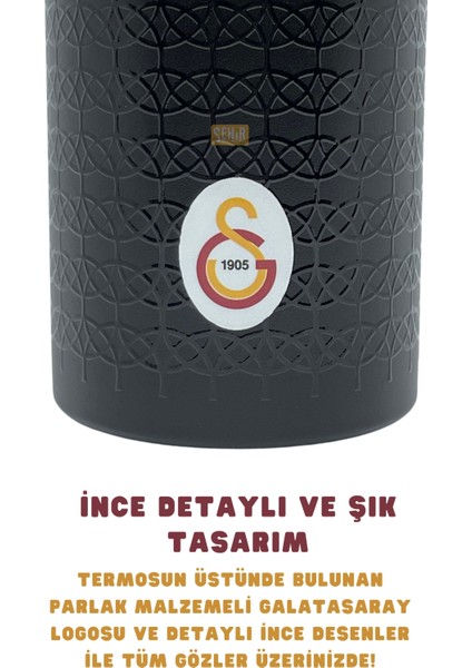 650ML Lisanslı Çift Katlı Paslanmaz Çelik Termos 8 Saat Sıcak Soğuk Kutulu