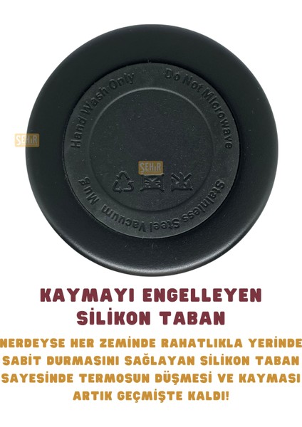 650ML Lisanslı Çift Katlı Paslanmaz Çelik Termos 8 Saat Sıcak Soğuk Kutulu