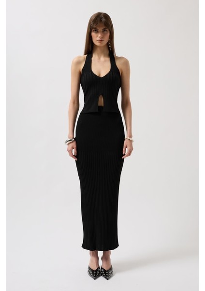 Üçaymoda V Detay Dokulu Crop Bluz fiyatları