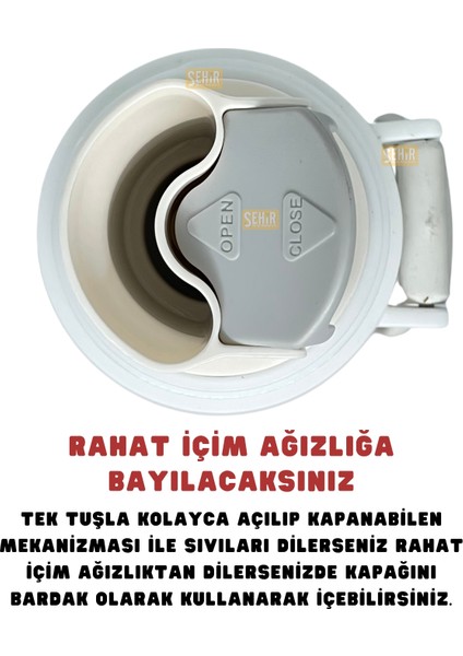 650ML Lisanslı Çift Katlı Paslanmaz Çelik Termos 8 Saat Sıcak Soğuk Hediye Kutulu modelleri
