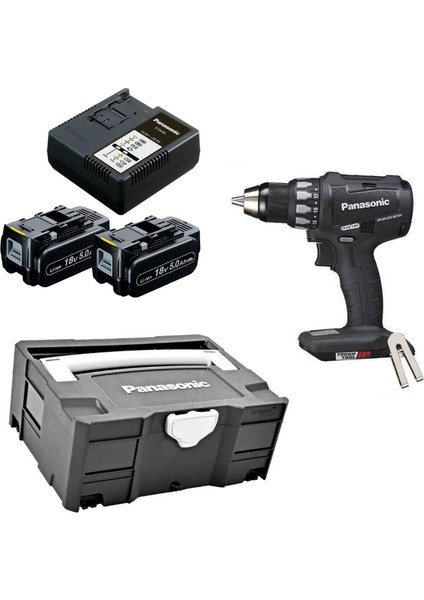 EY74A2LJ2G Akülü Vidalama (18V-5.0Ah Pil Seti - Systainer Çanta)