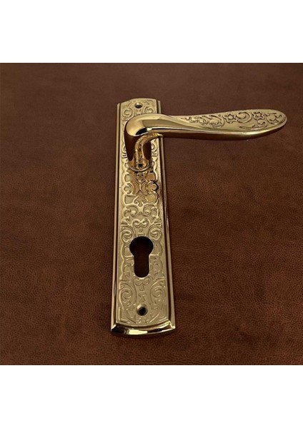 Özen Handles Imza Titanyum ZK19 Zamak Aynalı Yale Çelik Kapı Kolu Sağ Basar Tek Yön fırsatları