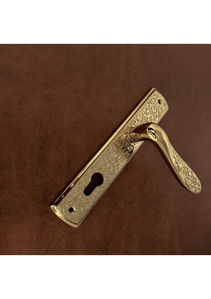 Özen Handles Imza Titanyum ZK19 Zamak Aynalı Yale Çelik Kapı Kolu Sağ Basar Tek Yön indirimleri