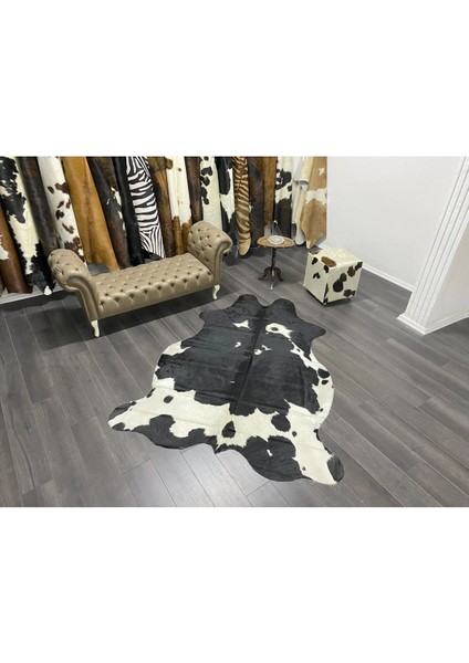 Hakiki Deri Dana Postu Siyah - Beyaz 220 x 240 - 0701000130 fiyatları
