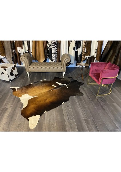 Hakiki Deri Dana Postu Mıx Kahve 170 x 215 - 1001000168