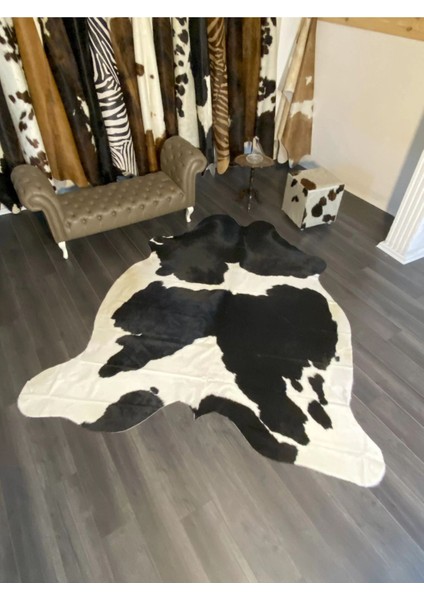 Hakiki Deri Dana Postu Siyah - Beyaz 220 x 240 - 0701000111 modelleri