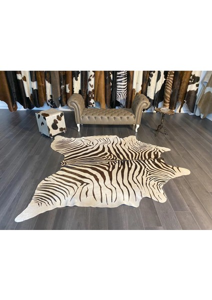 Hakiki Deri Dana Postu Kahve Zebra 210 x 240 - 1101000036
