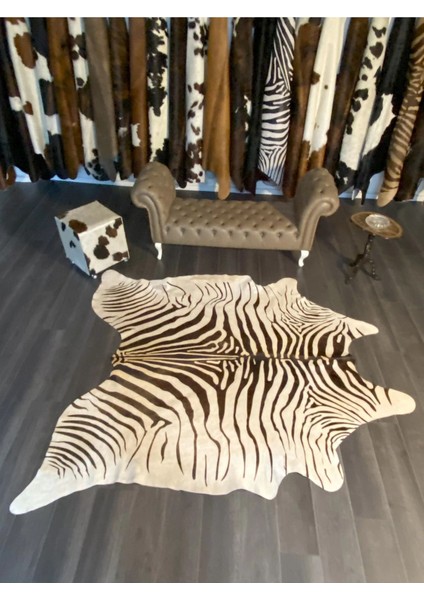 Hakiki Deri Dana Postu Kahve Zebra 210 x 240 - 1101000036 modelleri