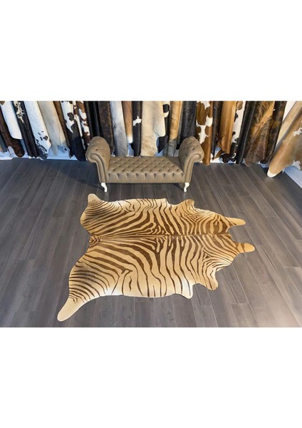 Hakiki Deri Dana Postu Kahve Zebra 205 x 240 - 1101000027 fiyatları