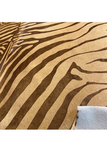 Hakiki Deri Dana Postu Kahve Zebra 205 x 240 - 1101000027 fırsatları