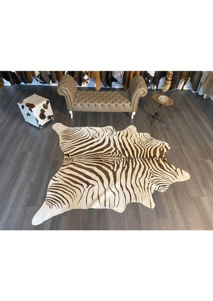 Hakiki Deri Dana Postu Kahve Zebra 205 x 235 - 1101000031 fiyatları