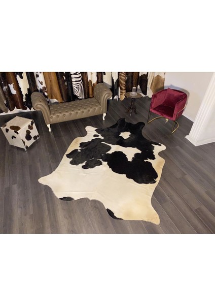 Hakiki Deri Dana Postu Siyah - Beyaz 225 x 255 - 0701000041 fiyatları